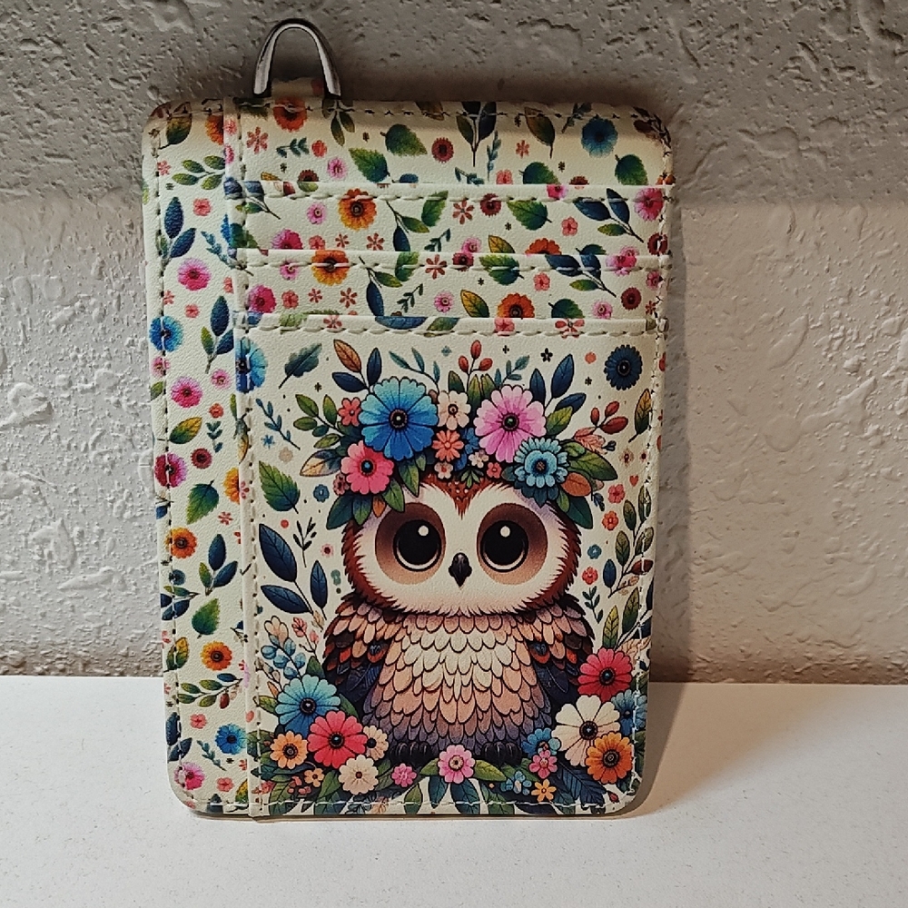 2 For $10 Keychain Wallet With Cute Owl